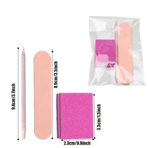 Portable Disposable Nail Care and Filing Kit - 4