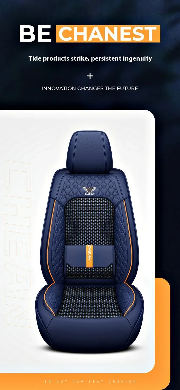 Universal Breathable Flax Car Seat Cover for All Seasons - 8