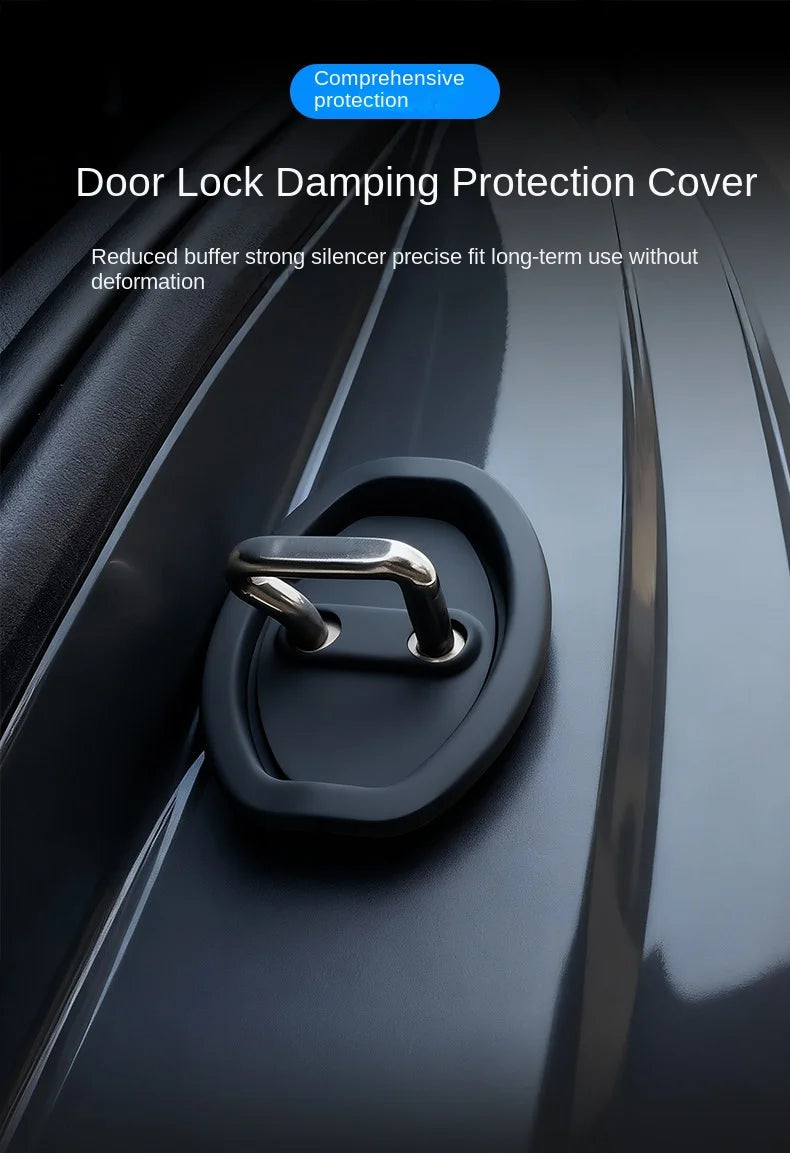 Silicone Car Door Lock Protection and Anti-Collision Dampers