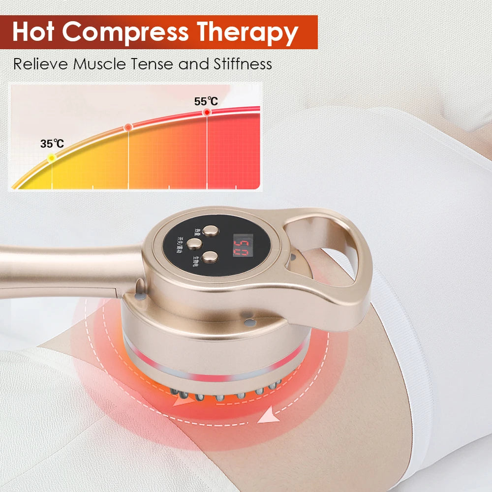 Electric Microcurrent Meridian Body Sculpting Massage Brush
