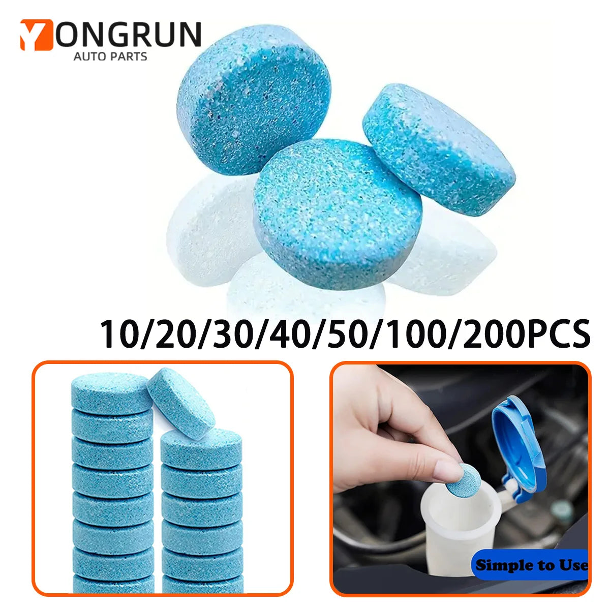 Concentrated Windshield Wiper Cleaning Tablets - 1