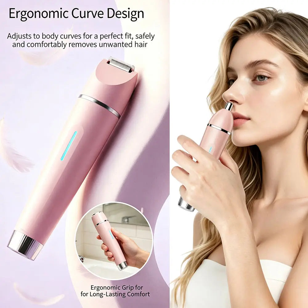 3-in-1 Waterproof Electric Shaver and Bikini Trimmer for Women - 6