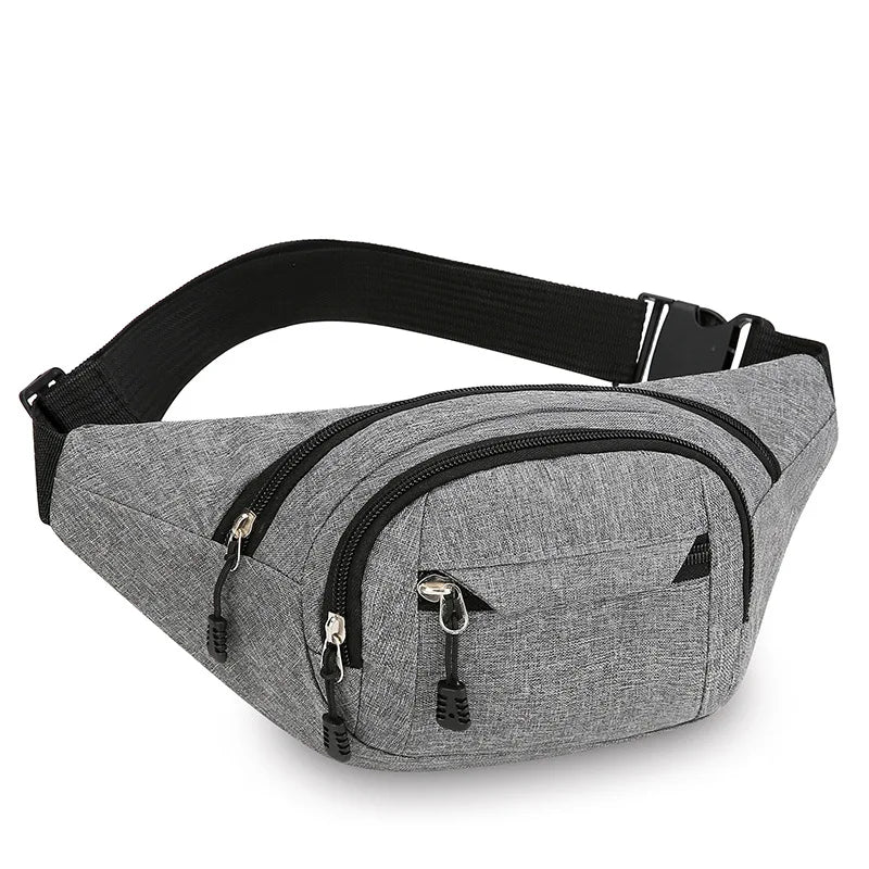 Multifunctional Waist Pack Adjustable Commuter Travel Belt Bag - 14