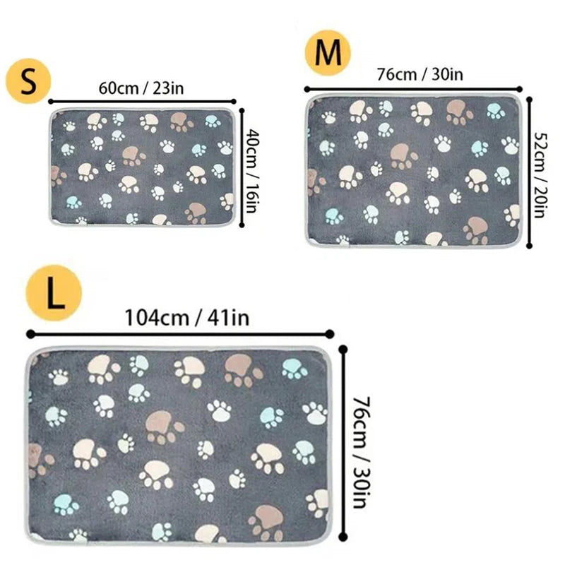 Soft Fluffy Fleece Pet Blanket for Dogs and Cats - 6