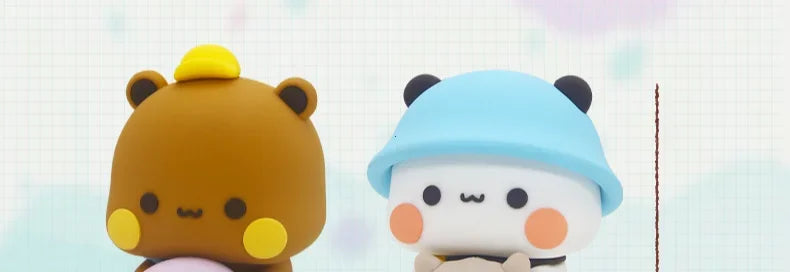 Cute Cartoon Panda and Bear Dashboard Ornament - 9