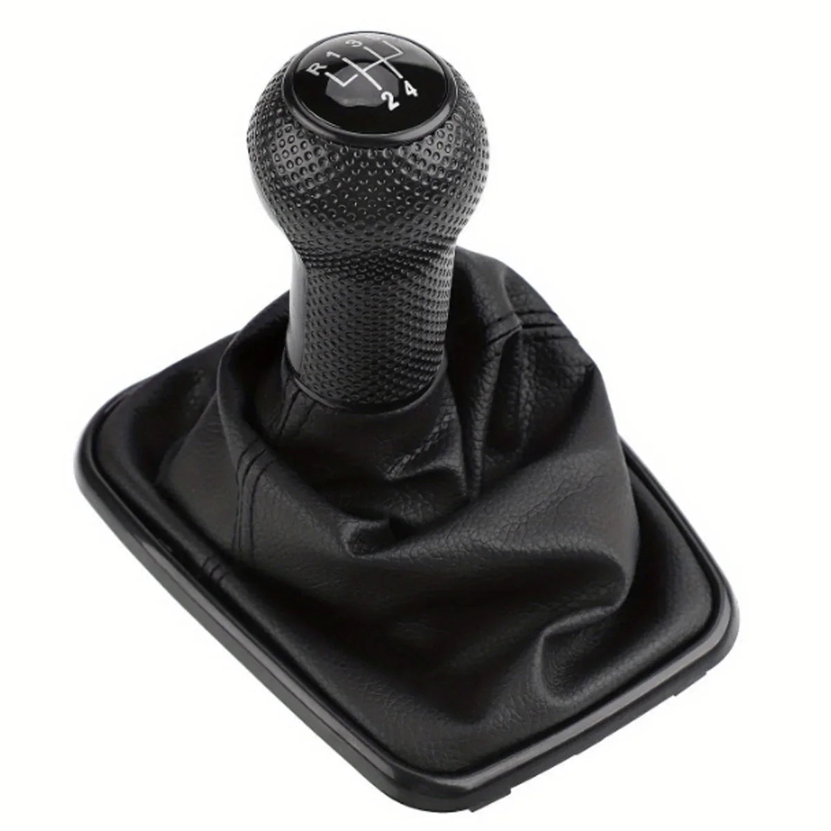 5-Speed Manual Gear Shift Knob with Gaiter Boot for VW Golf Jetta - 3