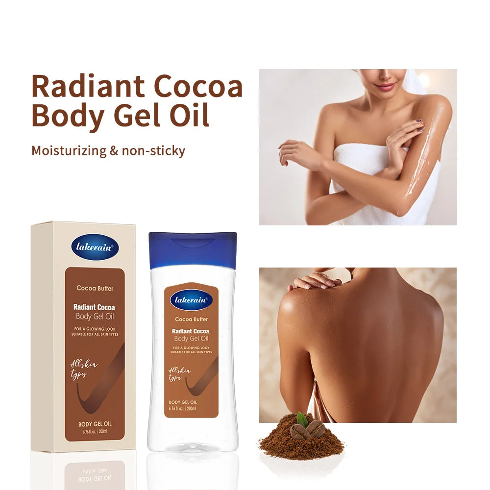 Cocoa Butter Body Gel Oil for Radiant Glowing Skin - 19