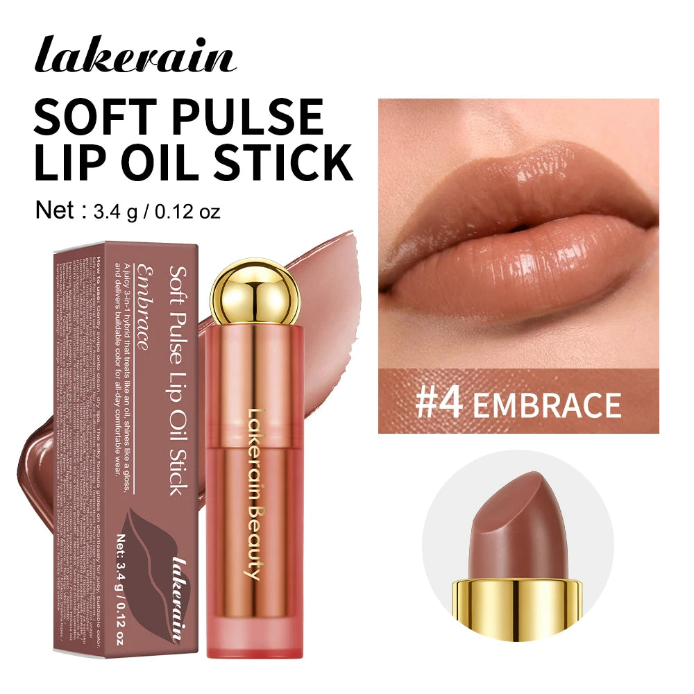 3-in-1 Tinted Moisturizing Lip Oil Stick - 22