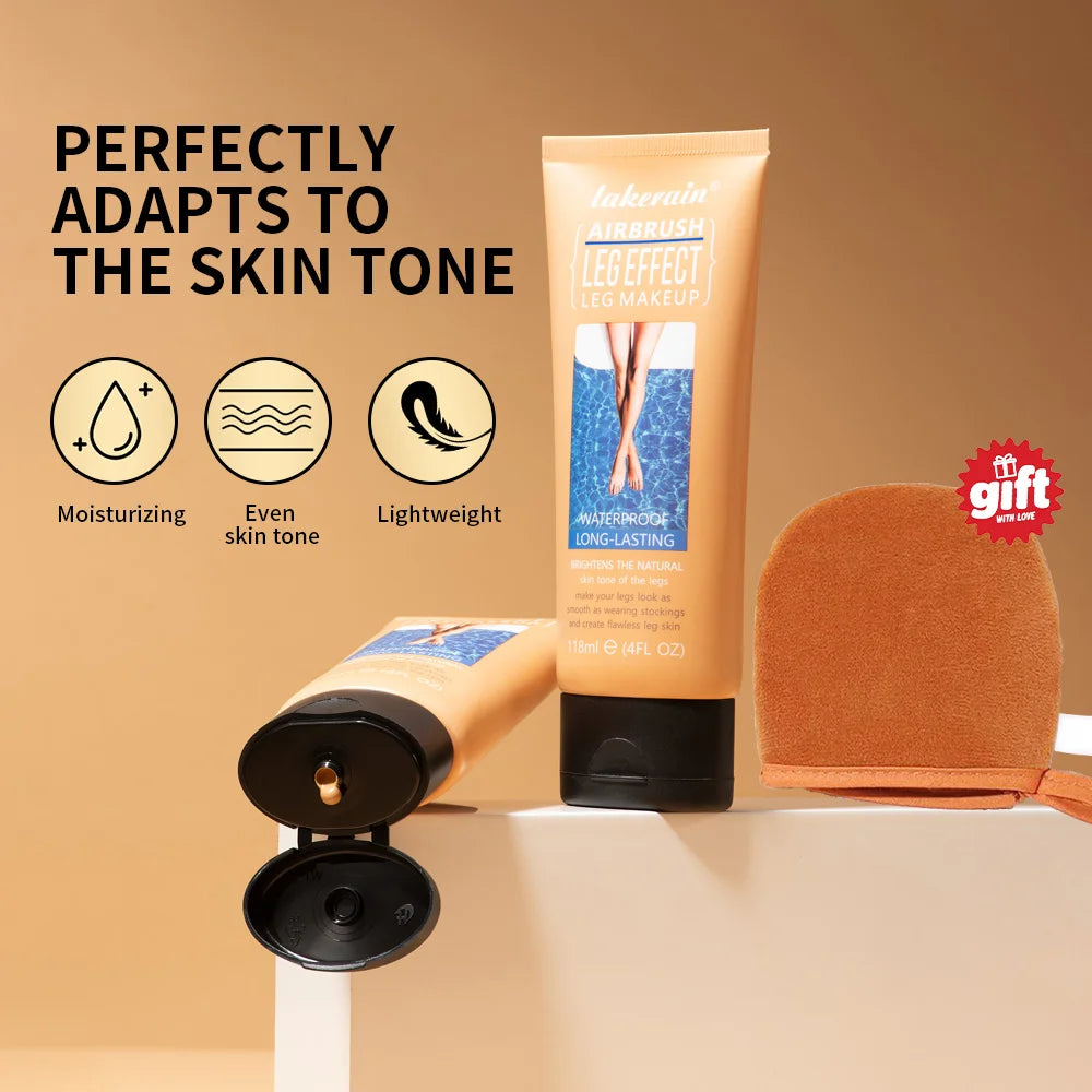 Waterproof Airbrush Leg Foundation and Body Concealer with Applicator - 2