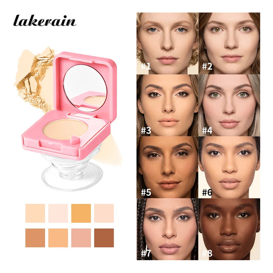 Matte Oil-Control Pressed Face Powder with Built-in Phone Stand