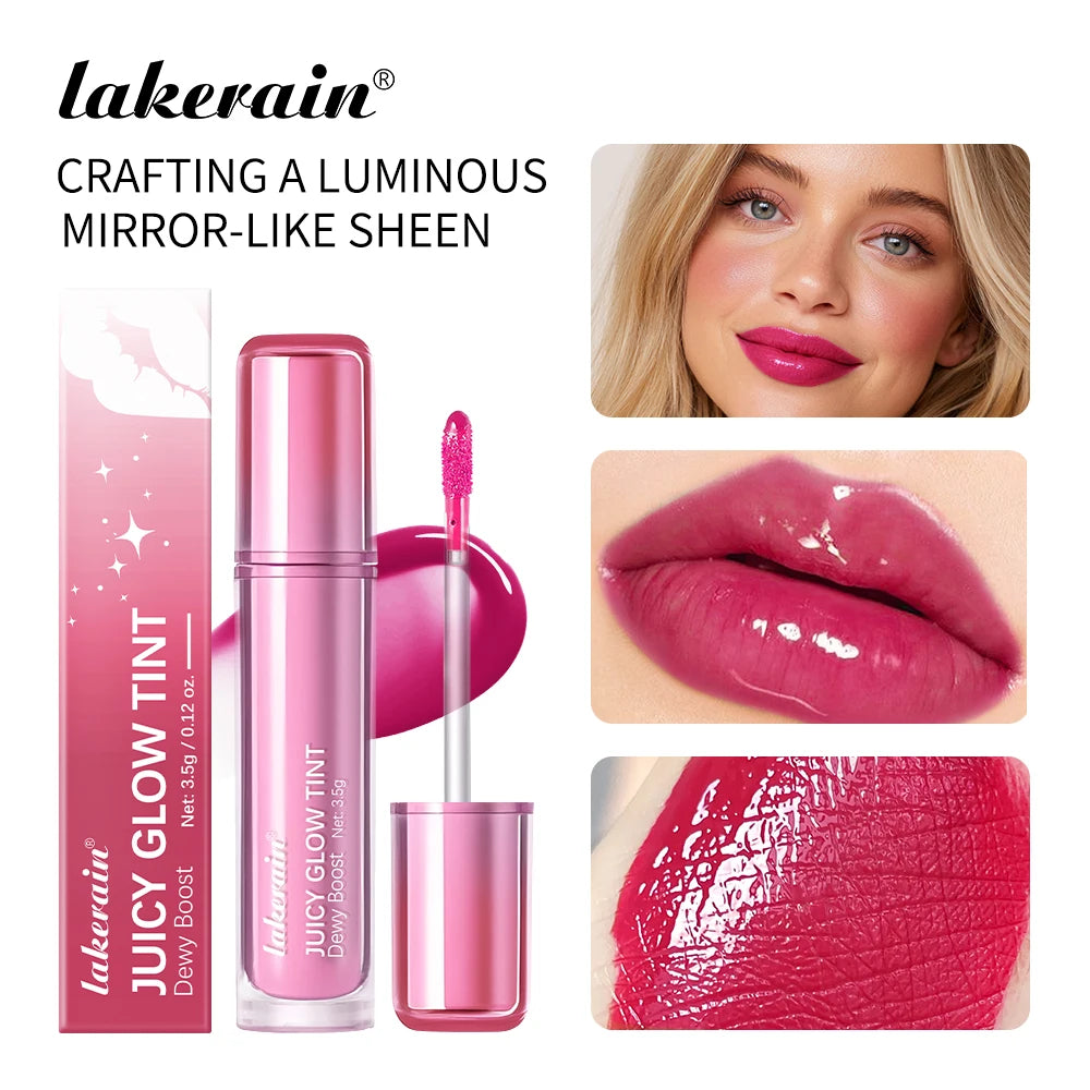 Mirror Shine Hydrating Lip Tint for Long-Lasting Plump Glow