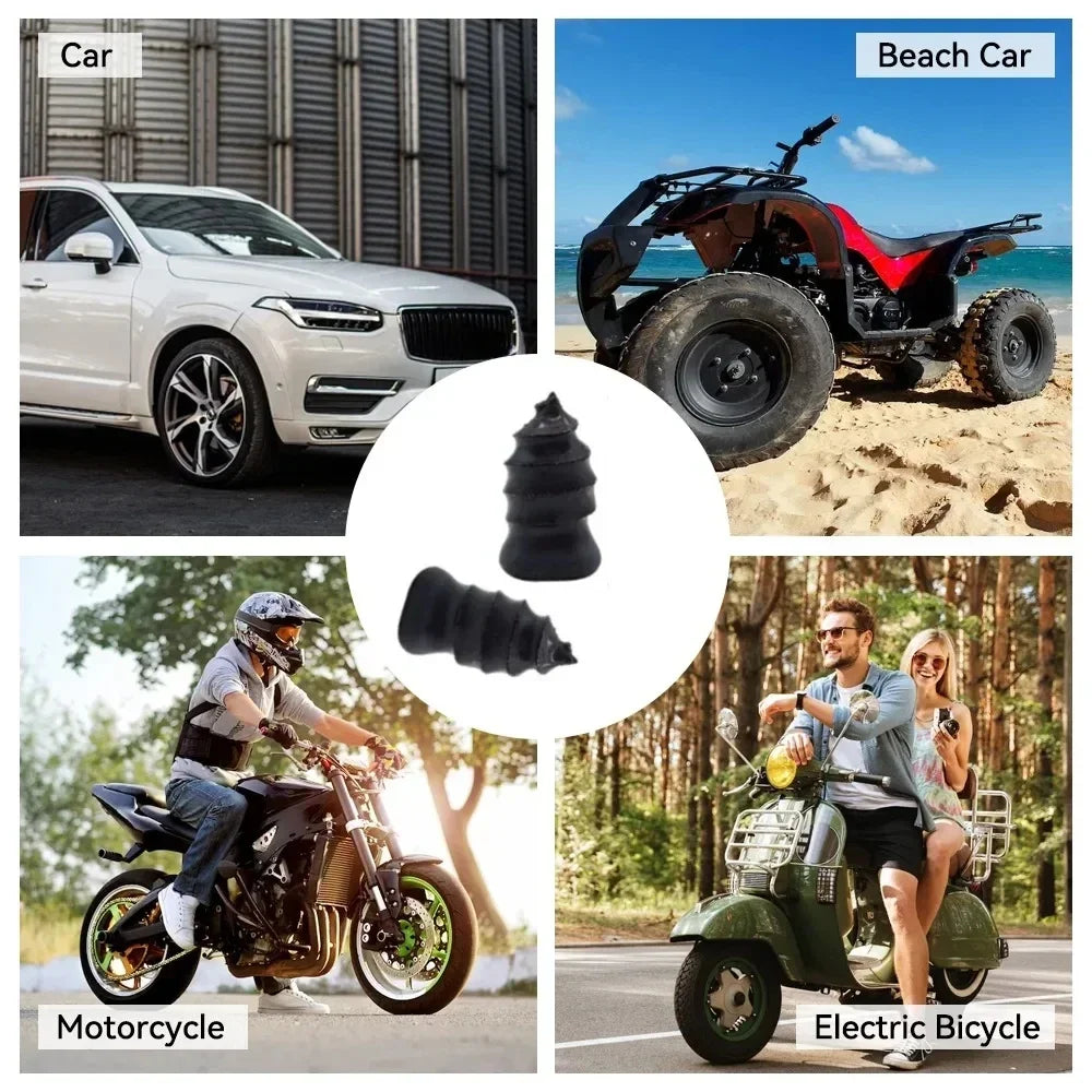 Tire Repair Rubber Nails Puncture Seal Kit for Car Motorcycle Bike