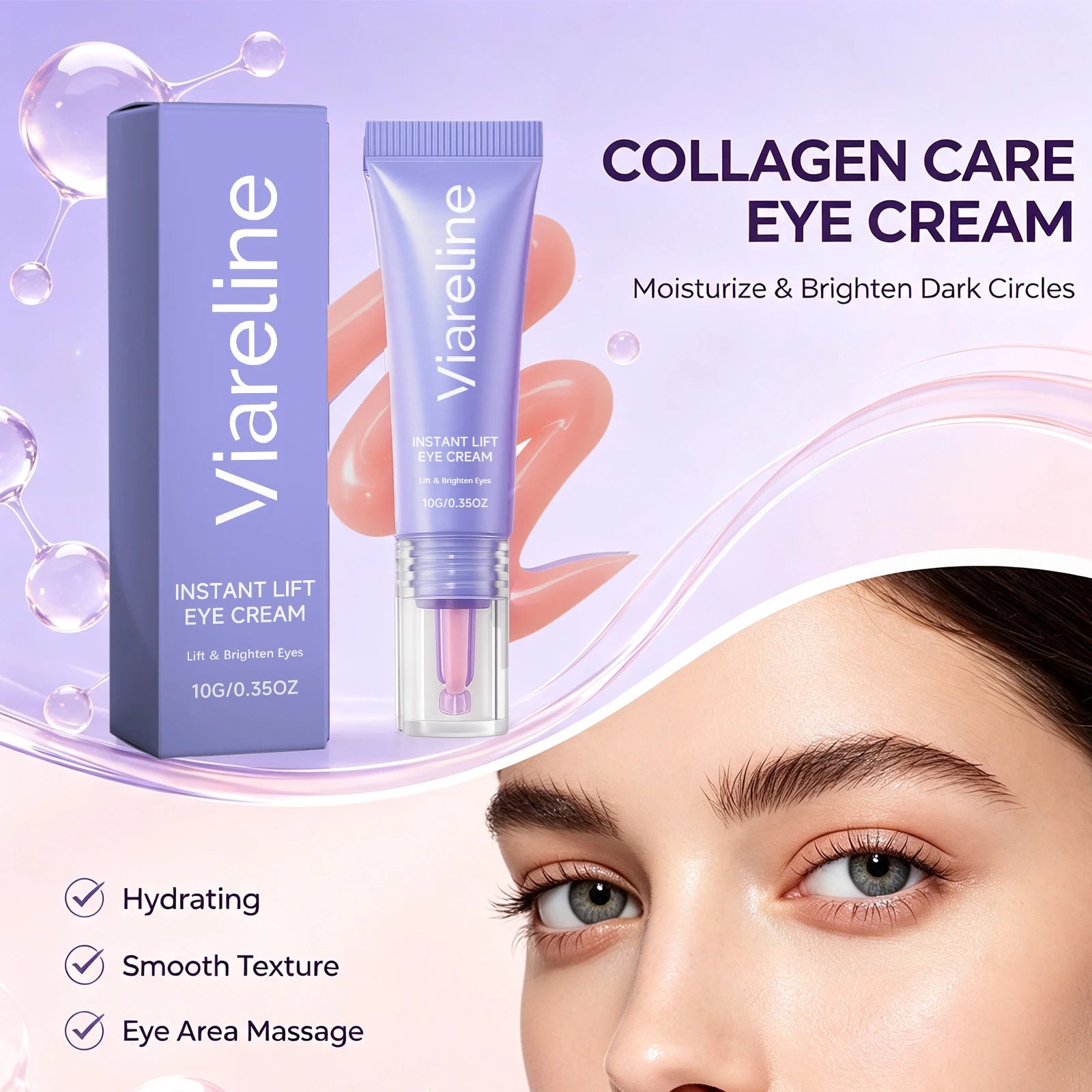 Hydrating Collagen Eye Cream for Dark Circles and Fine Lines - 6