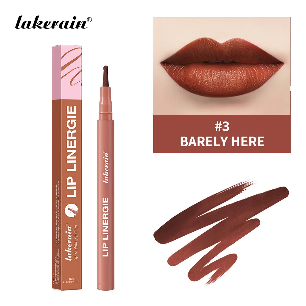 Waterproof Long-Lasting Felt-Tip Lip Liner Stain - 35