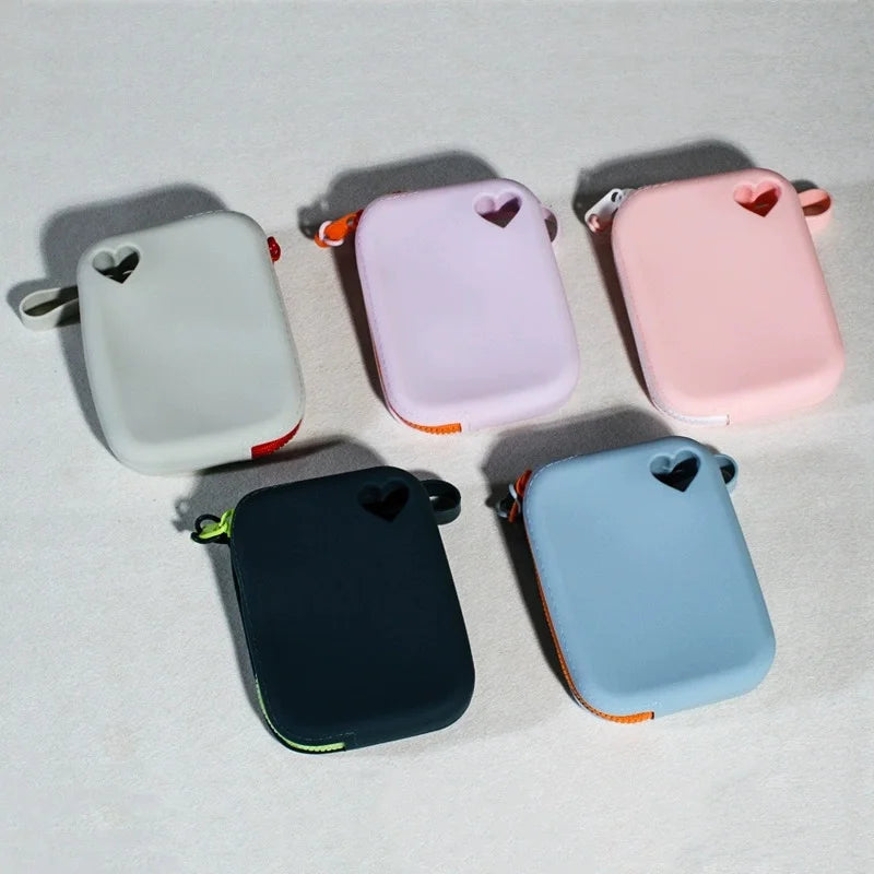 Portable Silicone Zipper Pouch for Small Accessories