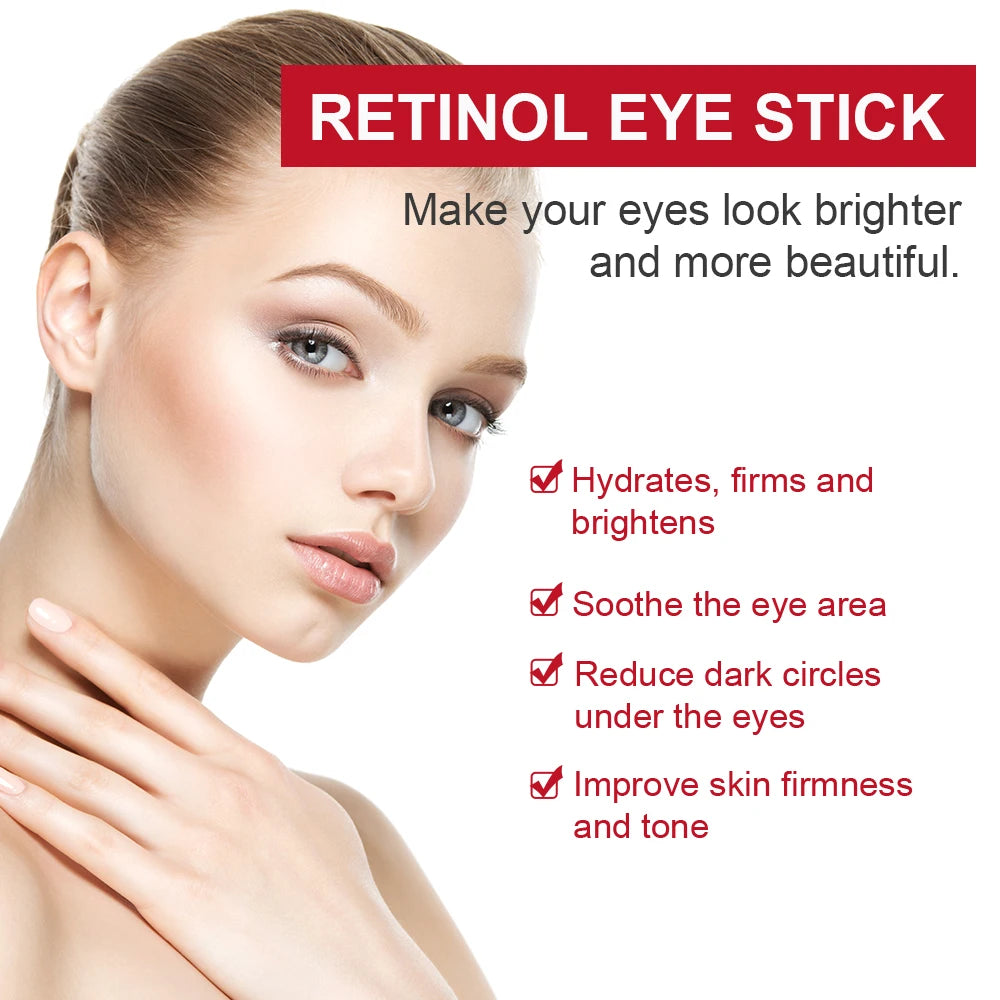 Retinol Anti-Aging Eye Stick for Dark Circles and Puffiness