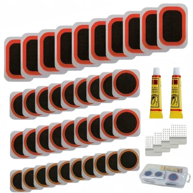 Portable Bike and Motorcycle Tire Puncture Repair Kit