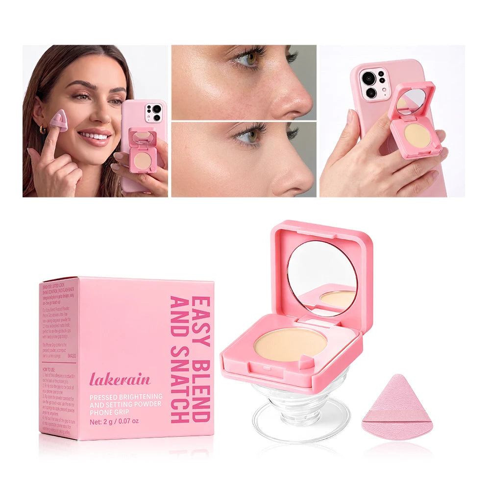 Matte Foundation Stick and Pressed Powder Beauty Set - 2