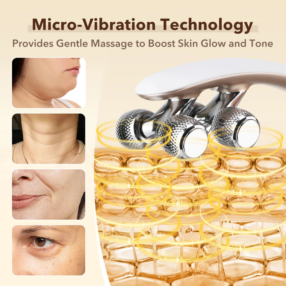Microcurrent Facial and Neck Lifting Massager - 2