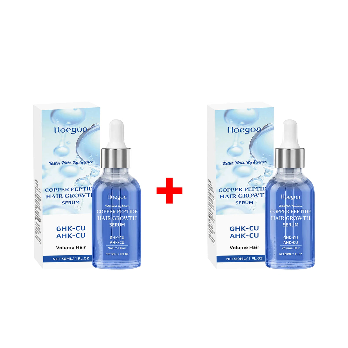 Copper Peptide Hair Growth Serum for Strengthening and Frizz Control