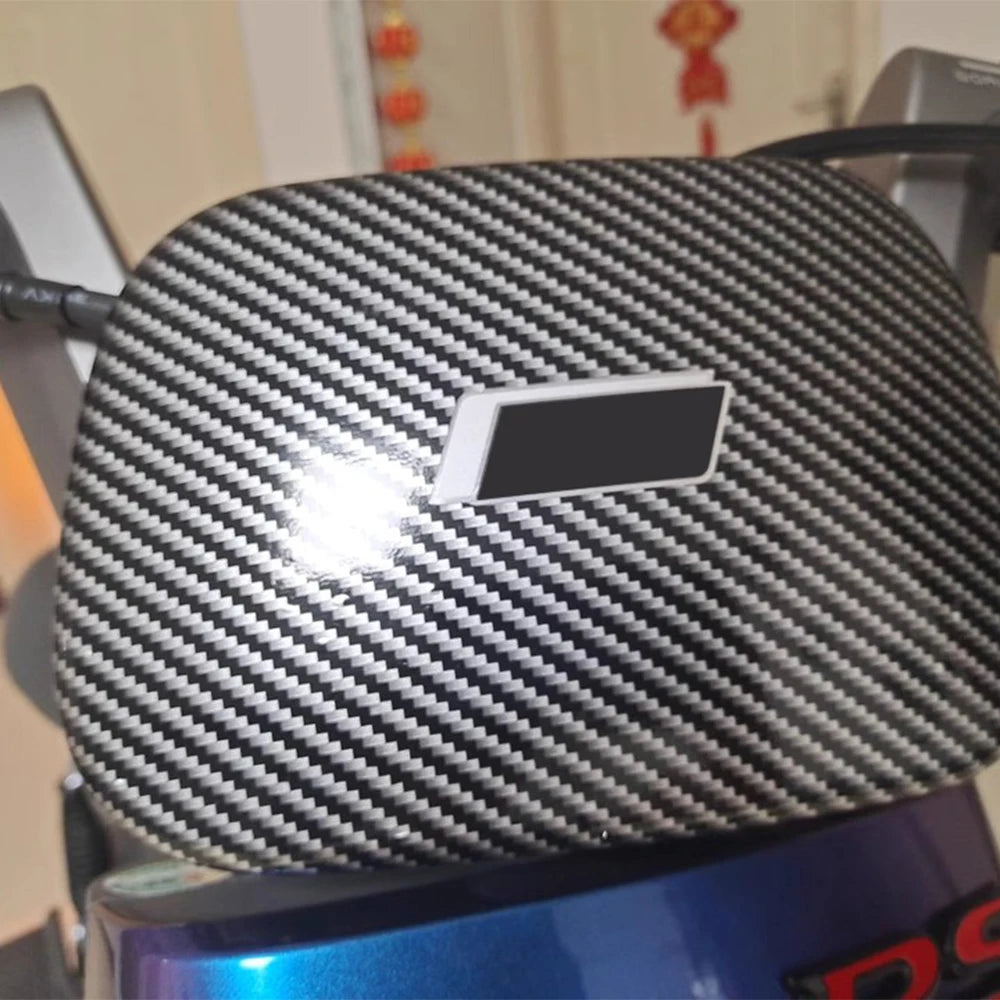 Glossy Carbon Fiber Vinyl Wrap for Car Exterior and Interior - 1