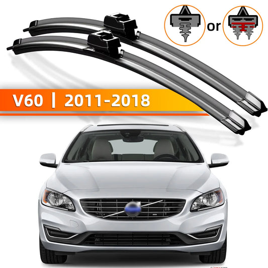 Front Windshield Wiper Blades for Volvo V60 (2011-2018)