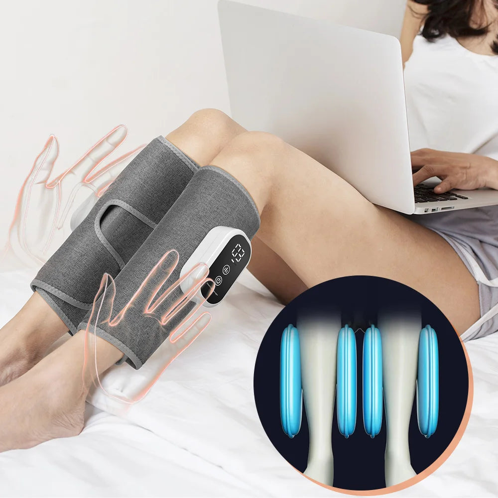 Wireless Air Compression Calf Massager for Leg Pain Relief - 14