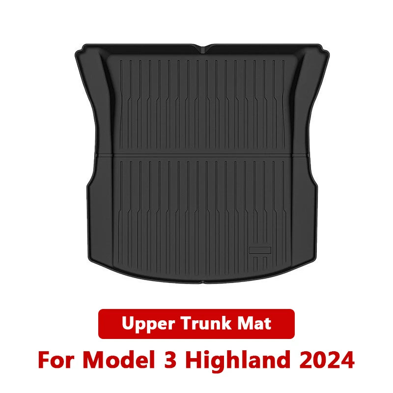 All-Weather TPE Trunk Mat Set for Tesla Model 3 Highland 2024