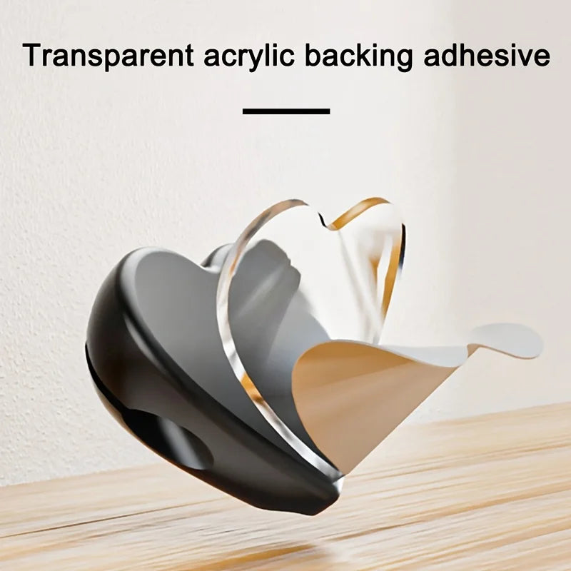Heart-Shaped Self-Adhesive Cable Organizer for Desks - 7
