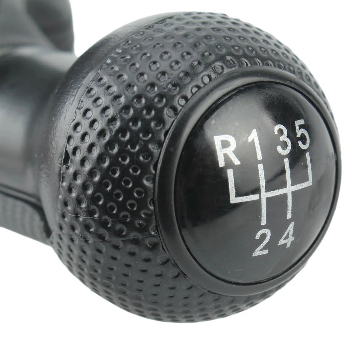 5-Speed Manual Gear Shift Knob with Boot Gaiter for Car Interior