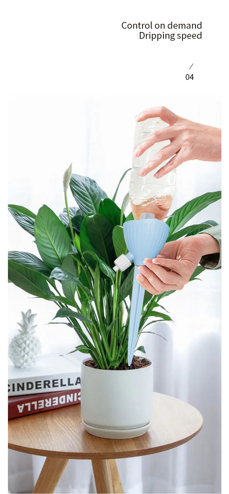 Automatic Adjustable Plant Watering Spikes for Potted Plants