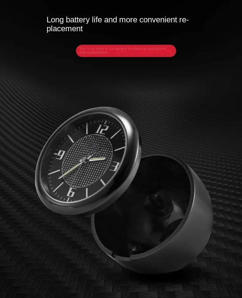 Luminous Mini Dashboard Clock for Cars - 15