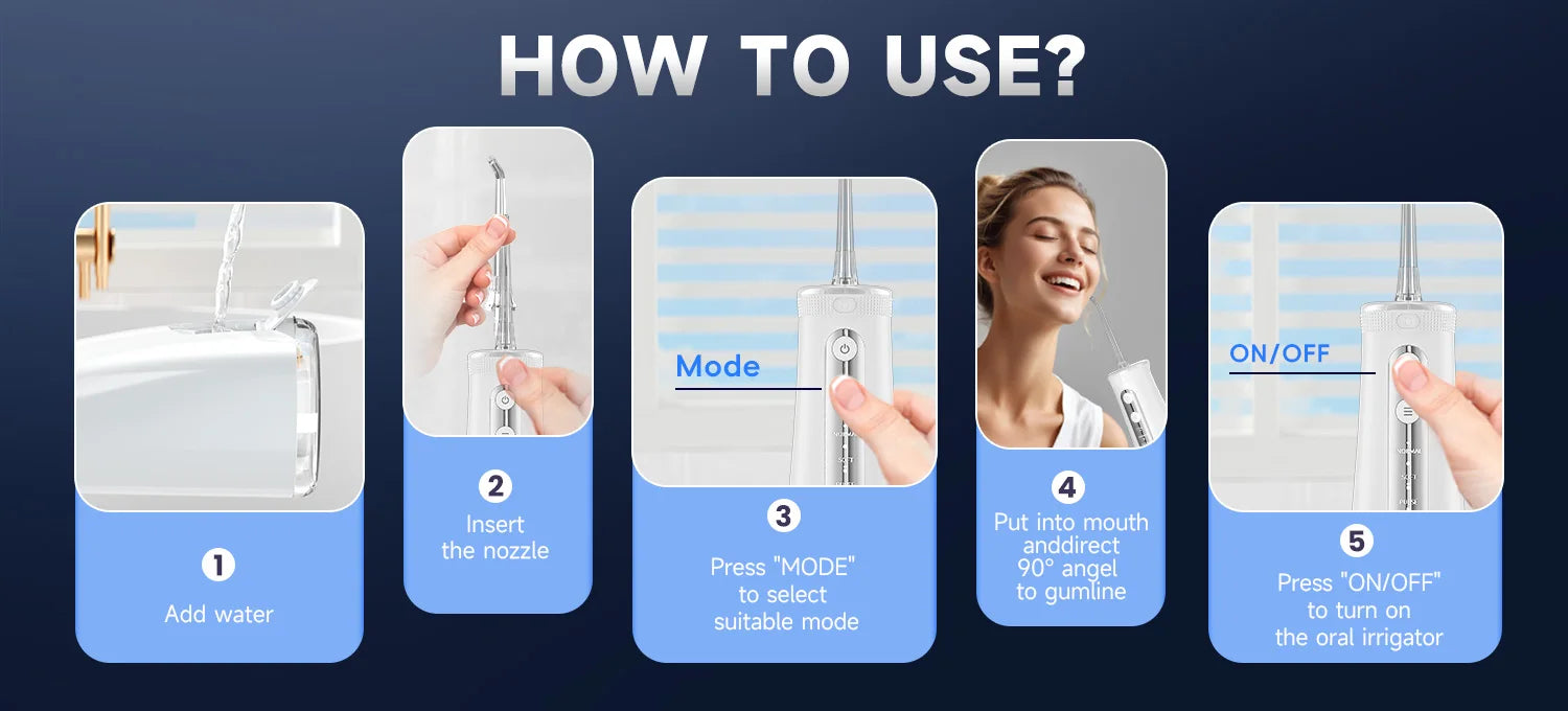 Electric Toothbrush and Water Flosser Combo for Oral Hygiene - 13