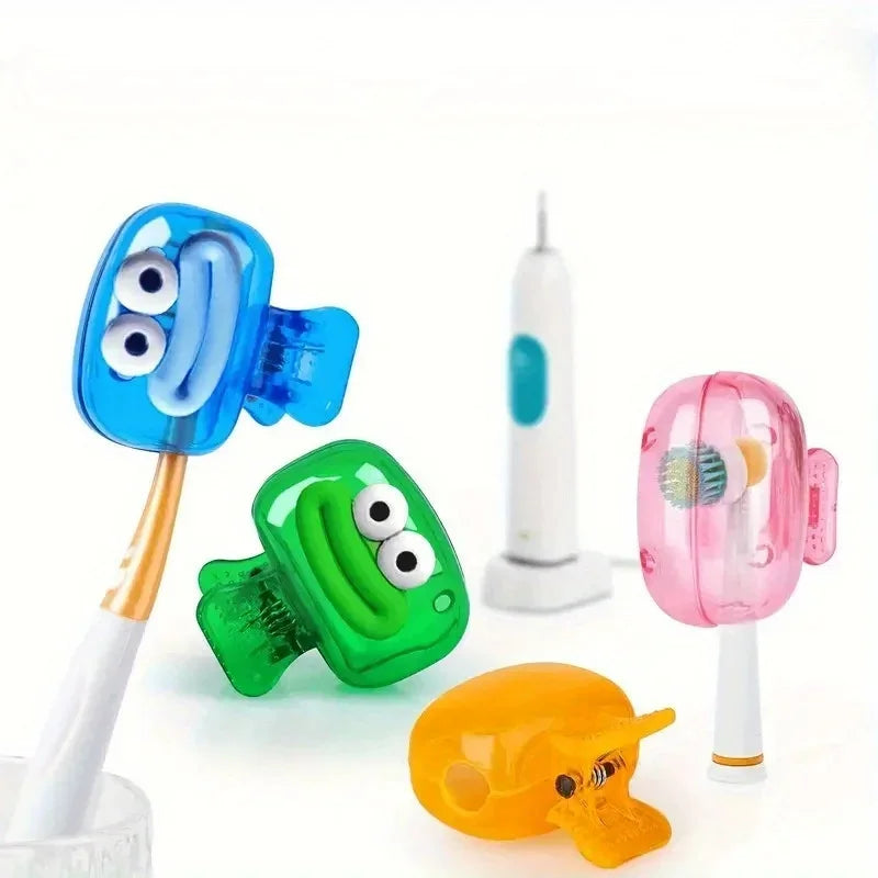 Portable Toothbrush Head Protective Cover for Travel and Home