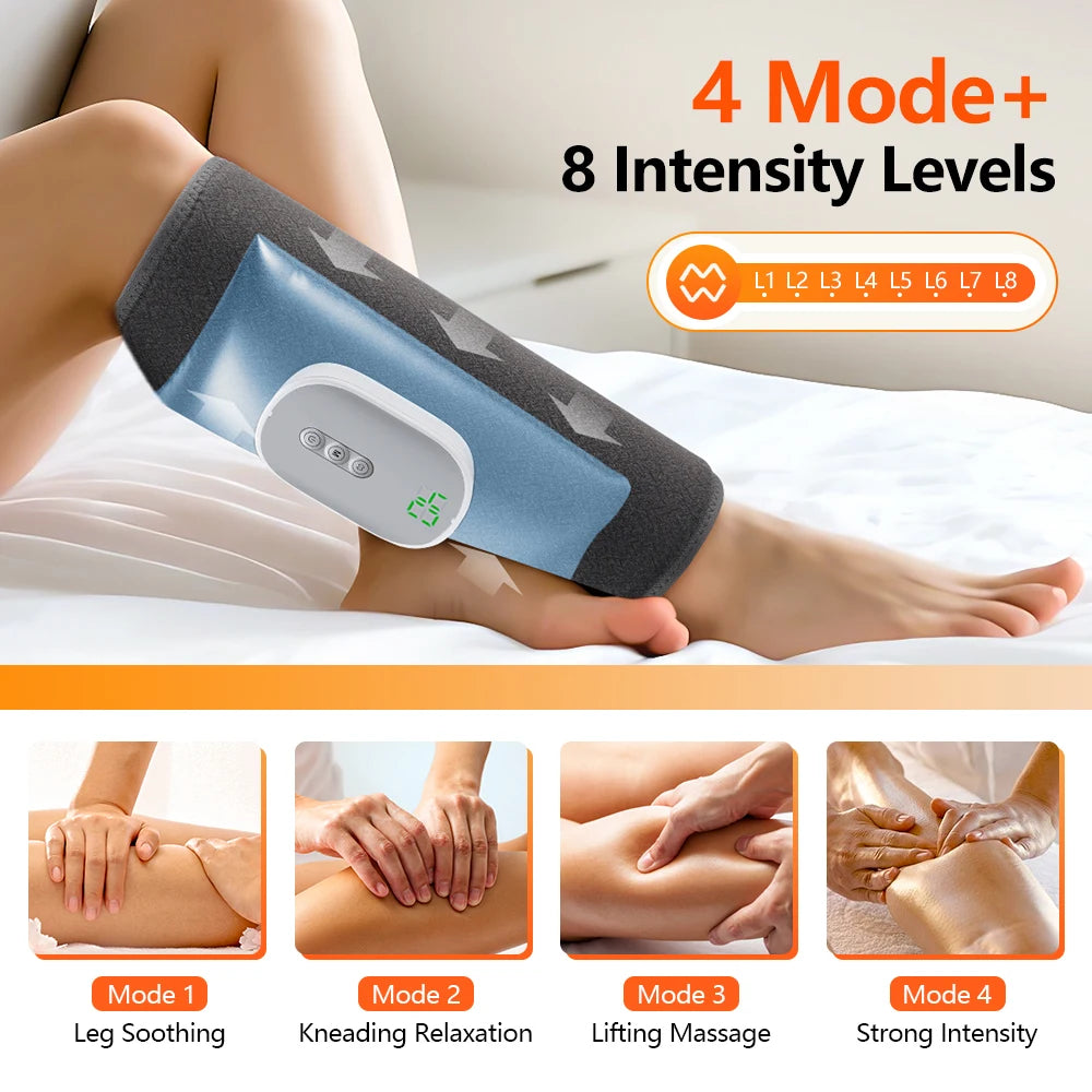 Wireless Air Compression Leg and Calf Massager for Muscle Recovery - 3