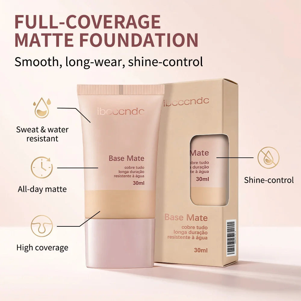 Long-Lasting Matte Liquid Foundation for Flawless Natural Coverage - 4