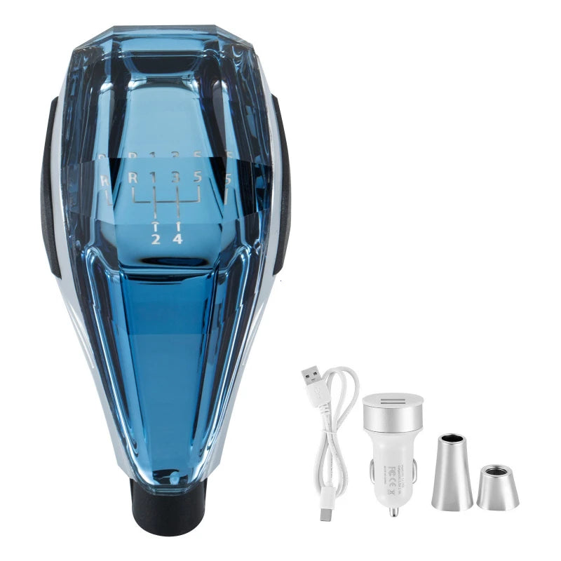 Universal Crystal LED Touch-Activated Gear Shift Knob
