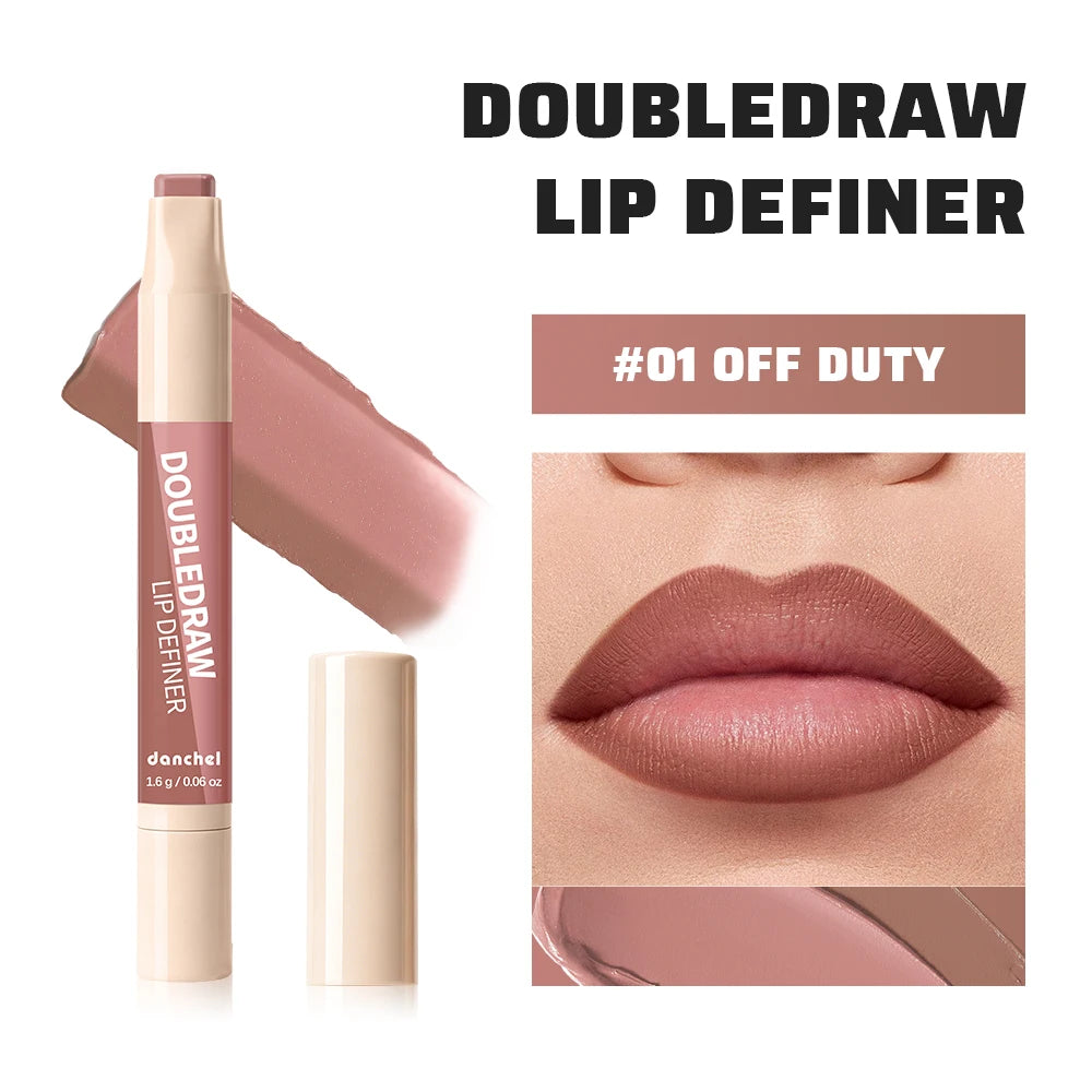 2-in-1 Matte Velvet Lip Liner and Hydrating Lip Gloss