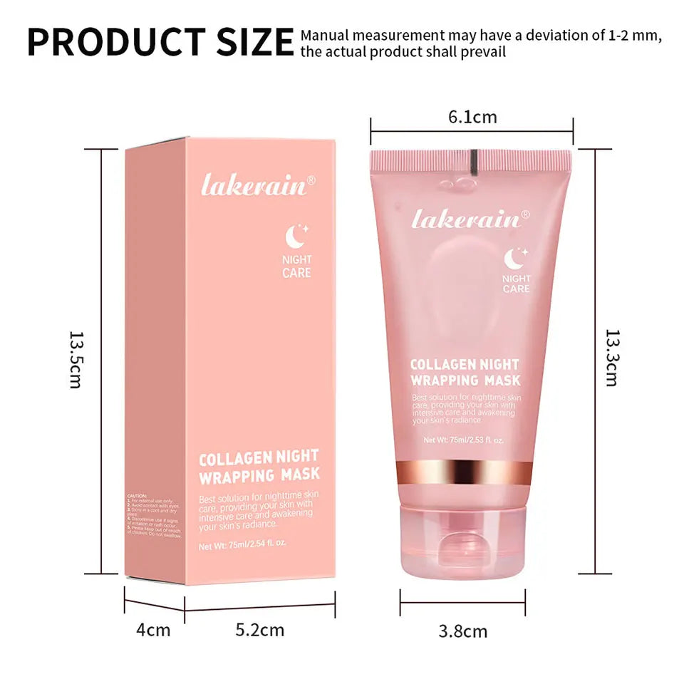 Collagen Night Wrapping Peel-Off Face Mask for Skin Firming - 16