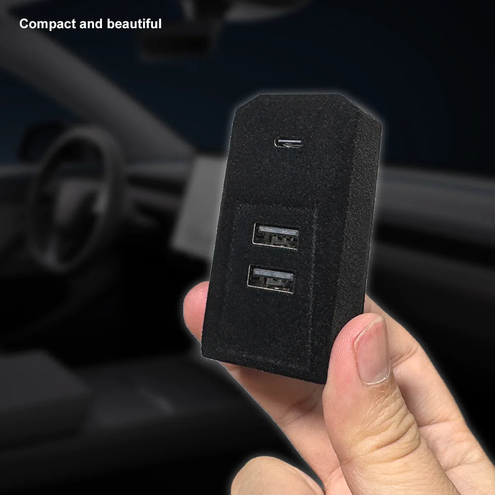 Glovebox USB Hub Docking Station for Tesla Model 3 Highland and Model Y