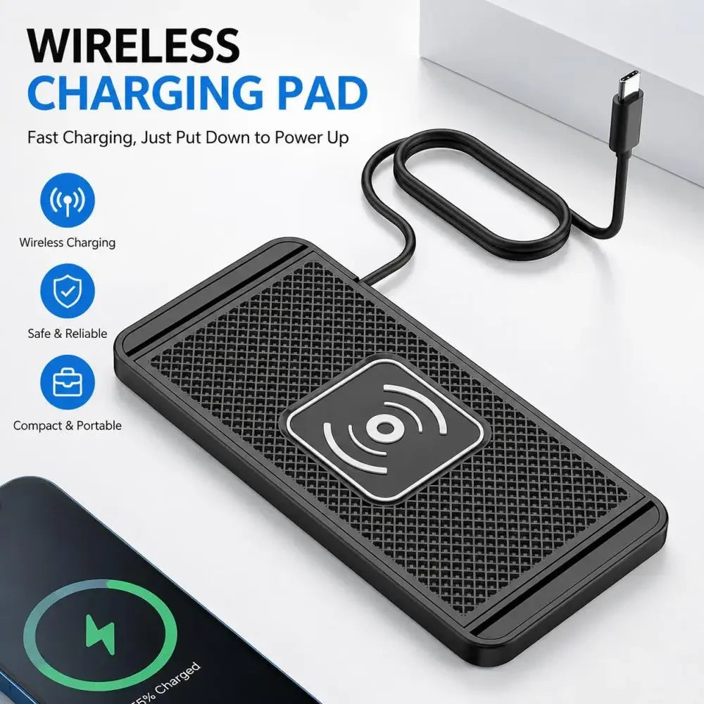 Fast Wireless Car Charging Pad for Smartphones - 7