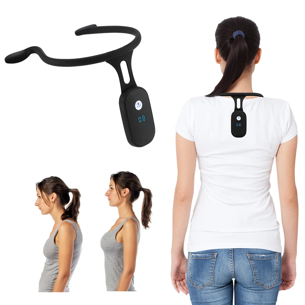 Intelligent Vibration Posture Corrector with LCD Display - 3