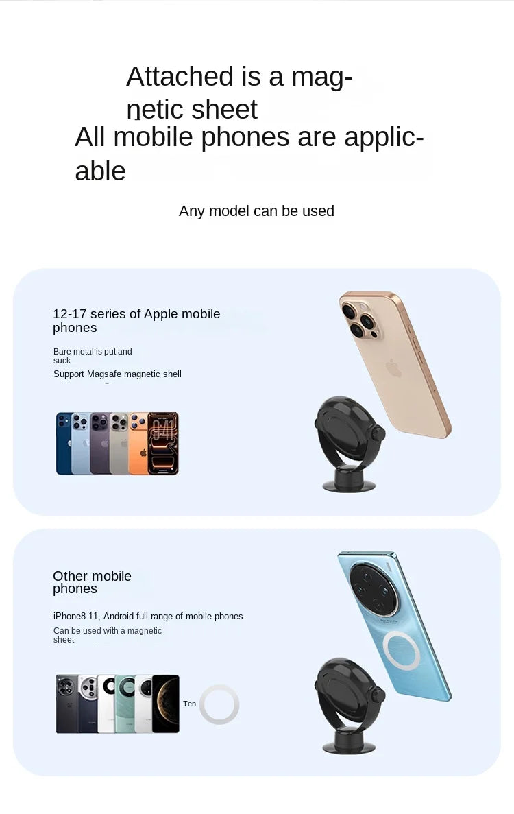 Magnetic Car Phone Mount for MagSafe - 19