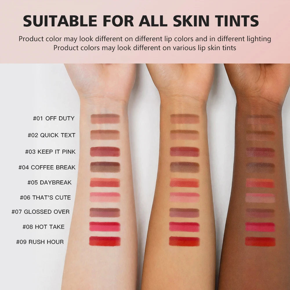 2-in-1 Matte Velvet Lip Liner and Hydrating Lip Gloss - 14