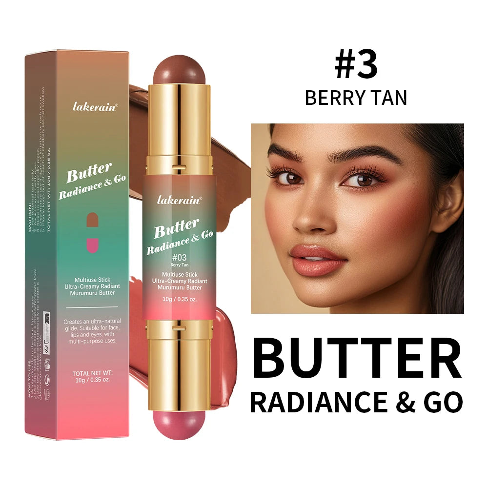 Dual-Ended Cream Blush and Bronzer Stick