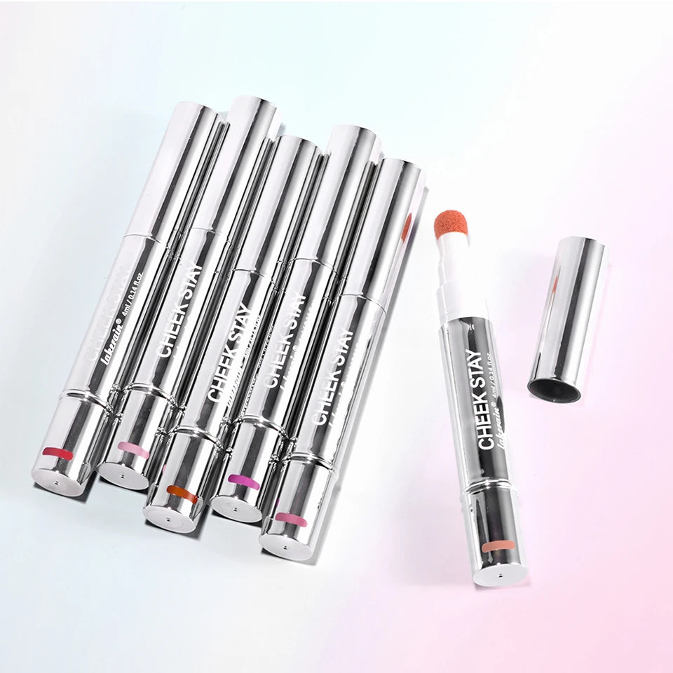 Liquid Blush Stick with Sponge Tip for Natural Cheeks - 17