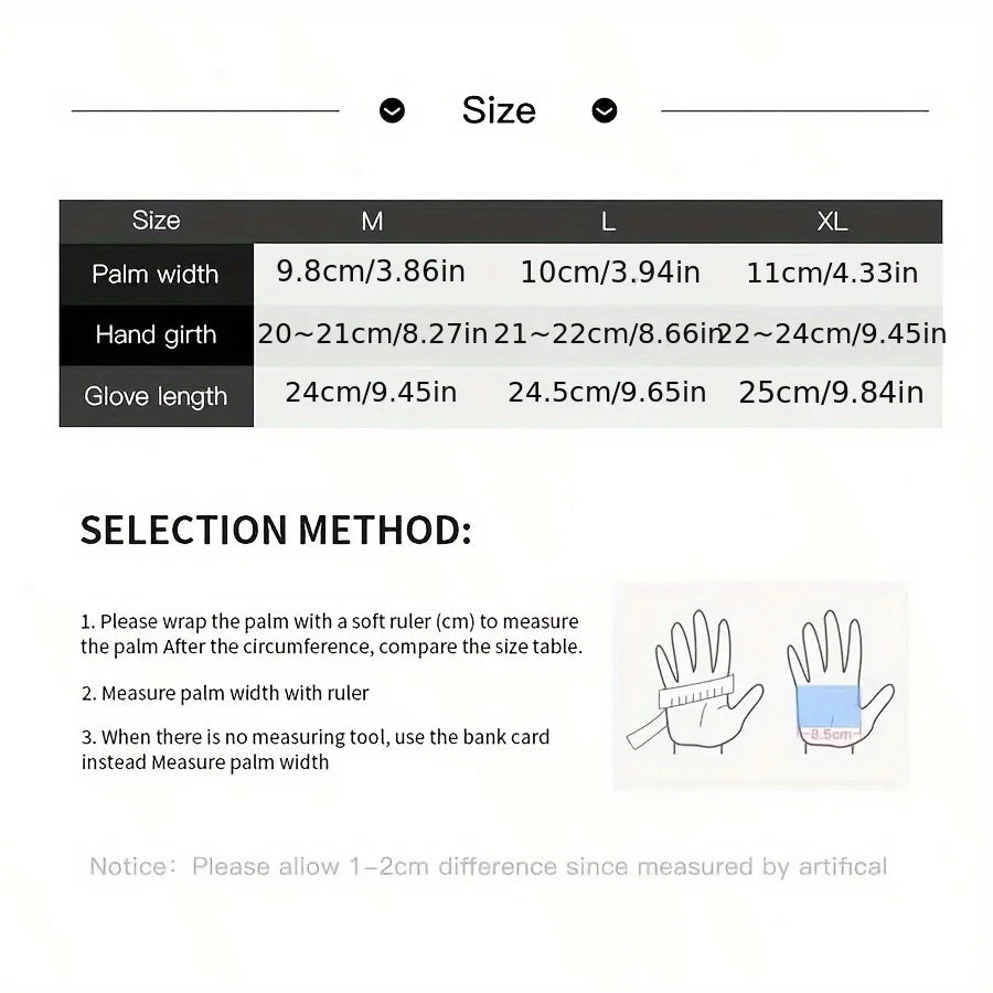Thermal Winter Gloves for Sports and Outdoor Activities