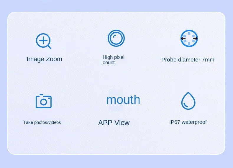 HD Waterproof Inspection Endoscope Camera for Android and PC - 9