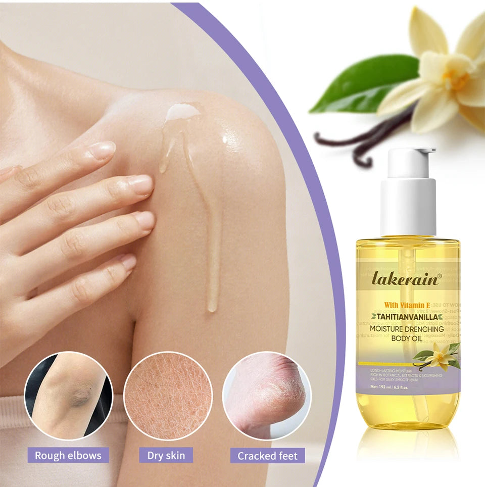 Vanilla Hydrating Body Oil for Dry Skin