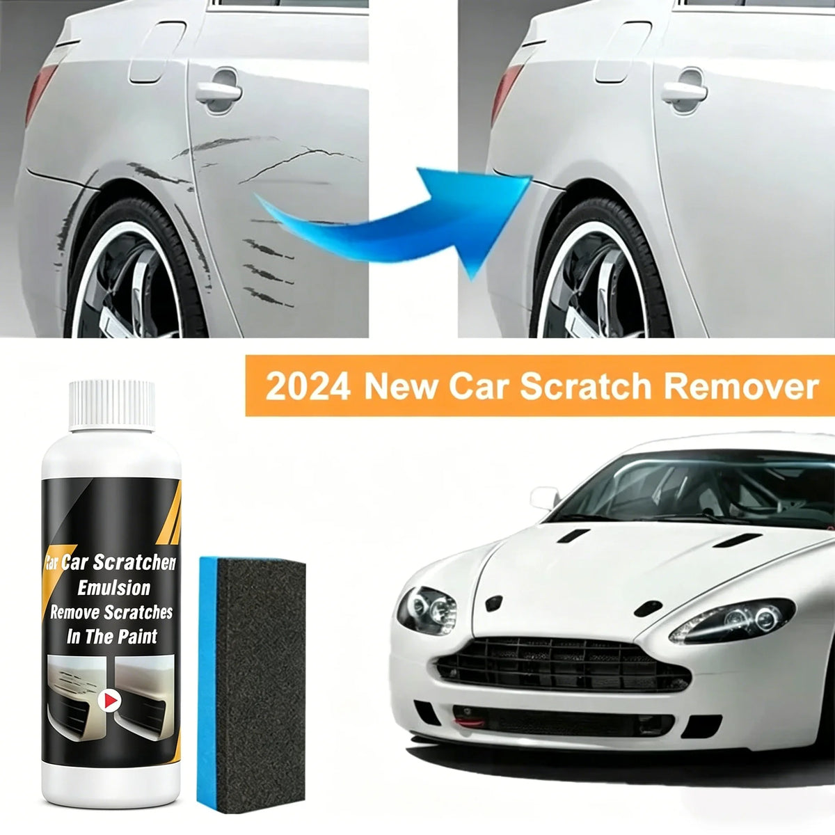Car Paint Scratch and Swirl Remover Repair Kit